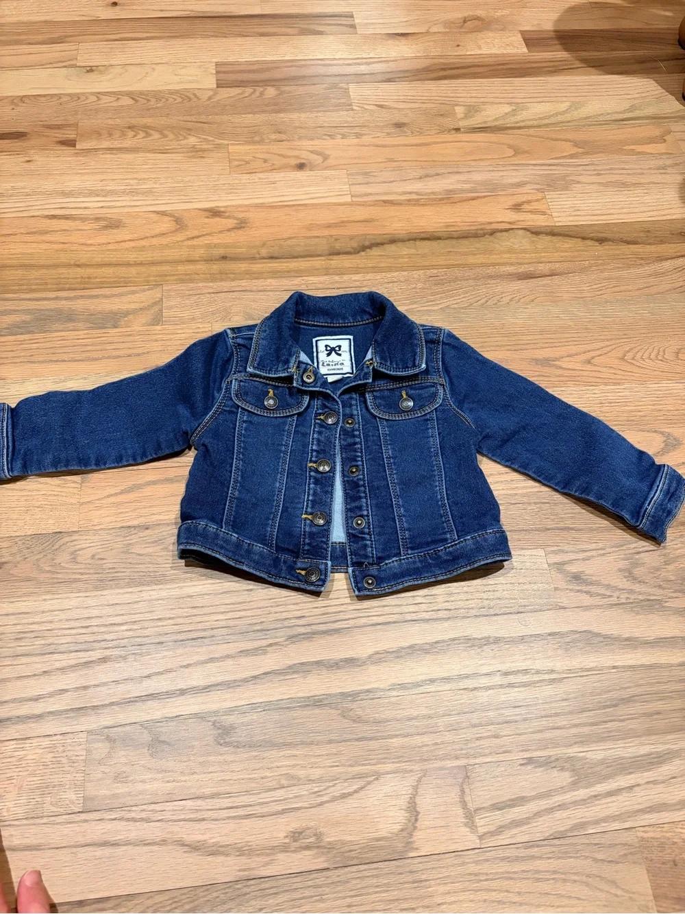 Gymboree toddler girl denim jacket with snaps